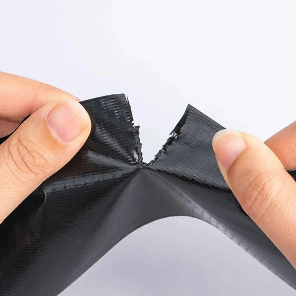 BowLift | LederFixx Self-adhesive Leather Repair Tape | PU Material | Waterproof & Cuttable | 5 cm × 5/10/20 m & 10 cm × 10 m | Black
