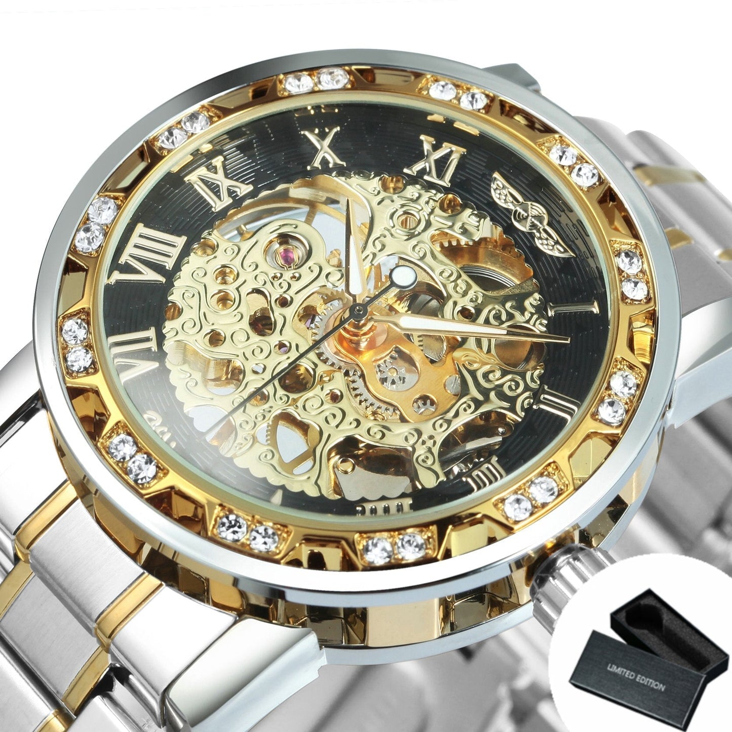 BowLift | Luminous Mechanical Titan Skeleton Watch