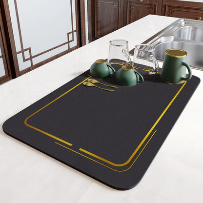 Absorbmat Premium - The Perfect Kitchen Mat for Dry and Safe Dishware