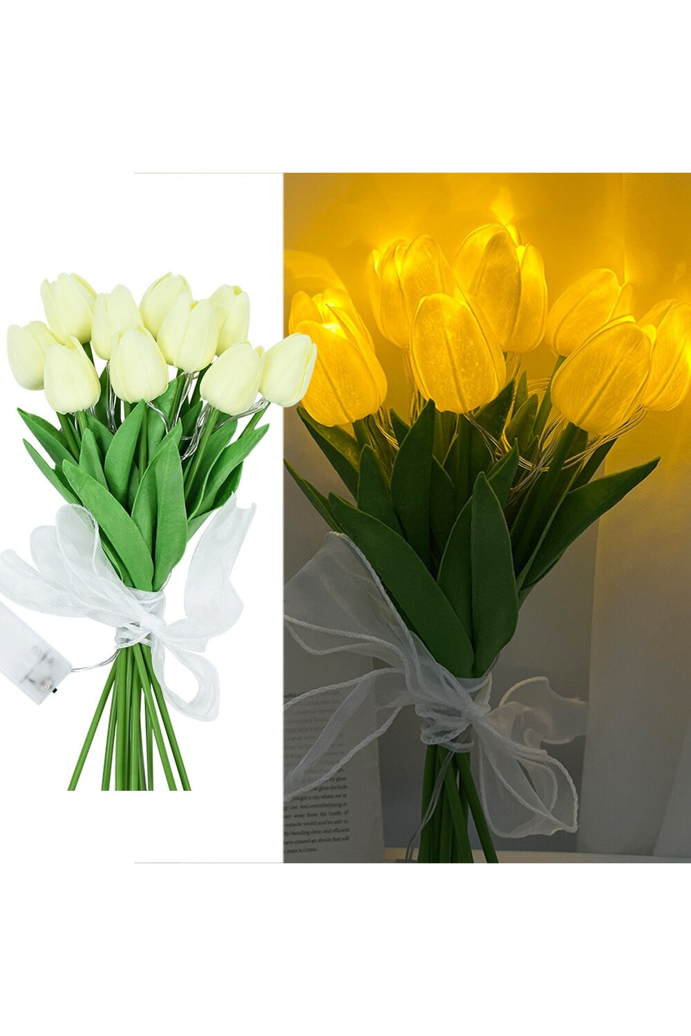 Tulip flower light bouquet | Bowlift