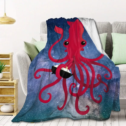 BowLift | Sea Life Ocean Throw Octopus Blanket