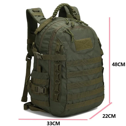 BowLift | TrekNexus 35 L Hiking Backpack Men | Tactical Trekking Backpack 48 × 33 × 22 cm | Outdoor Camping, Fishing, Hunting & Sports with MOLLE System