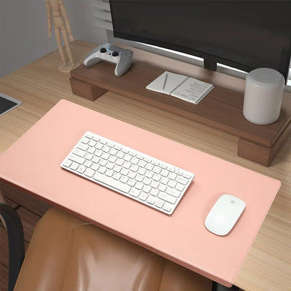 Leather Desk Mat with Non-Slip Surface, Wrist and Elbow Support – Ergonomic Desk Pad for Office and Gaming-1