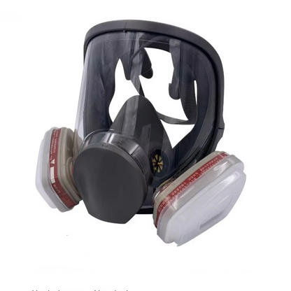 Skanto | Full Face Respirator Safety Gas Mask with Anti-Fog Protection