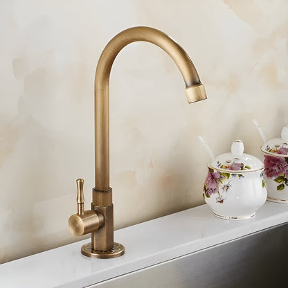 Brass kitchen faucet – DuraBowlifte and Stylish | Perfect for sink and countertop | Bowlift