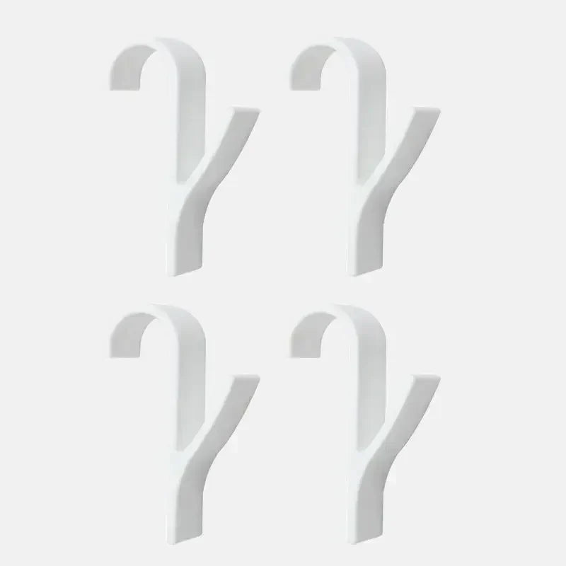 BowLift | HeatHook Radiator Hooks Set | 4-Pack | Space-Saving & Transparent | For Bath & Kitchen