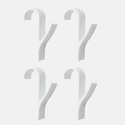 BowLift | HeatHook Radiator Hooks Set | 4-Pack | Space-Saving & Transparent | For Bath & Kitchen