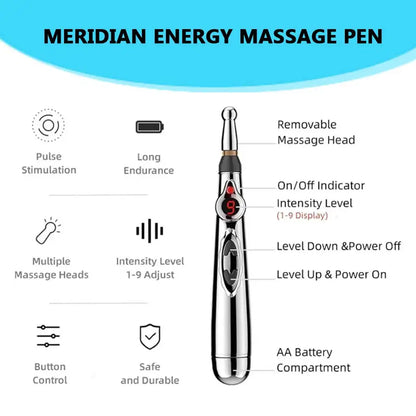 BowLift | Multifunctional Acupuncture Massage Pen - 5 Heads