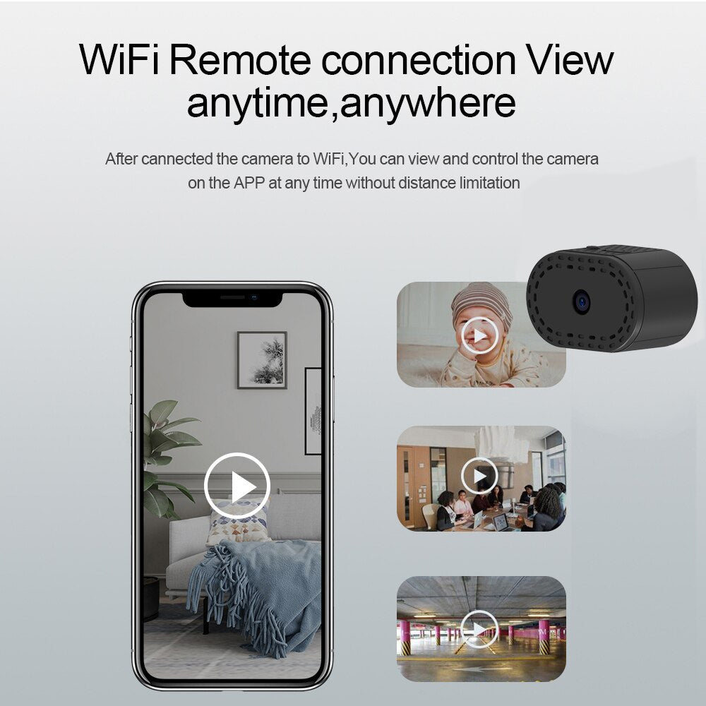 Karnz | Magnetic Day Night Mini Wireless Camera IP Recorder