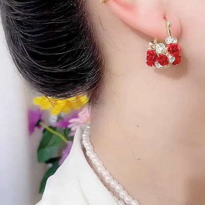 BowLift | Rose Romance Stylish Zircon Earrings