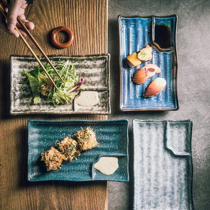 Artisan Ceramic Sushi Plate Karnz