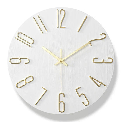 Scandinavian Style Wooden Wall Clock