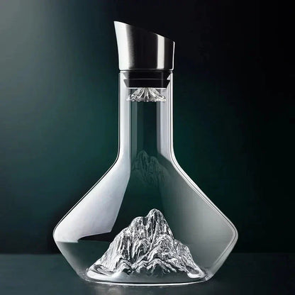 Skanto | 1500ml Iceberg Decanter Creative Lead-Free Crystal Material Luxury High-Quality Home Red Wine Wine Distributor Carafe Wine Pitcher