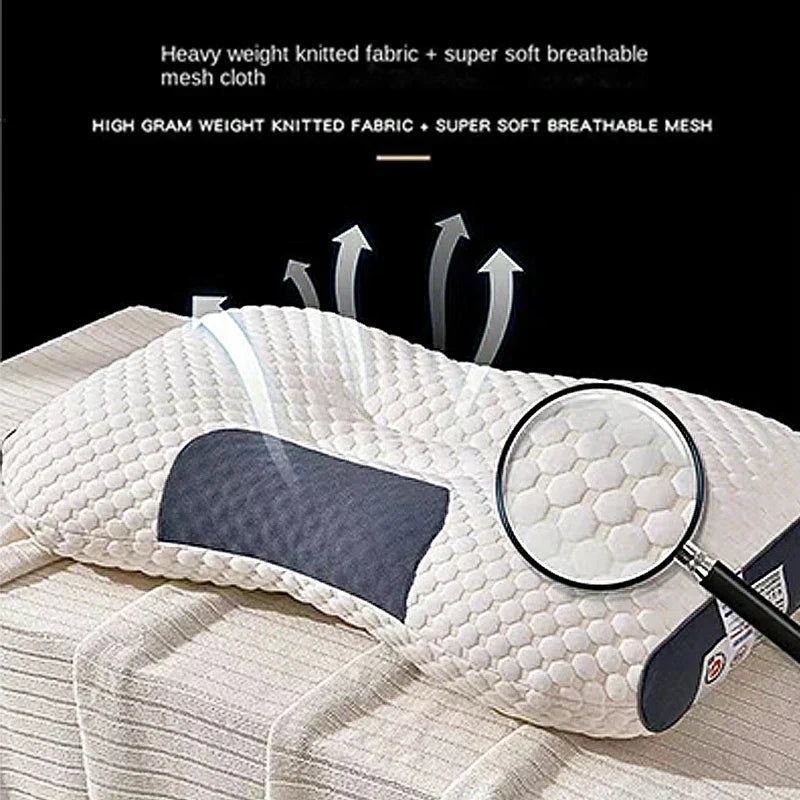 Skanto | Orthopedic Neck Pillow with Reverse Traction for Patients, 48 x 74 cm