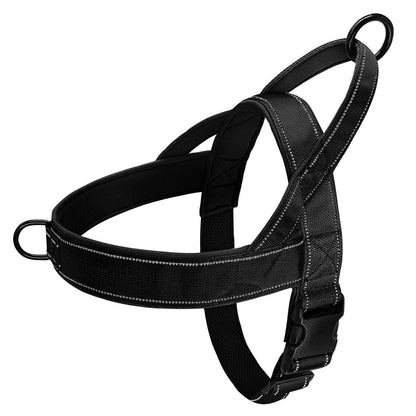 Skanto | Adjustable Reflective Dog Harness with Handle for All Dog Breeds