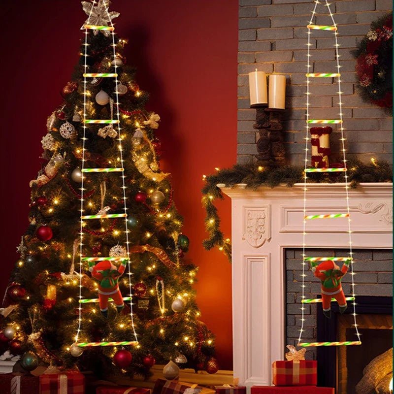 Skanto | Santa Climbing Ladder Animation, LED Christmas Decoration