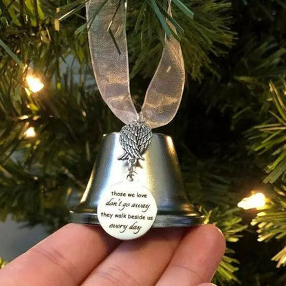Skanto | Christmas Tree Memorial Ornaments Angel Wings Bells Hanging Decoration