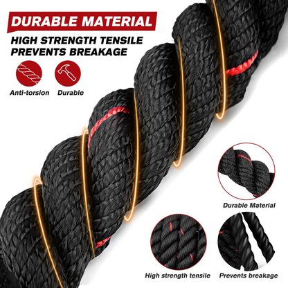 BowLift | PowerJump Adjustable Weighted Skipping Rope – Heavy Training Rope