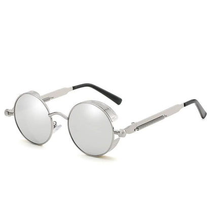 Skanto | Vintage Round Steampunk Sunglasses Polaroid UV400