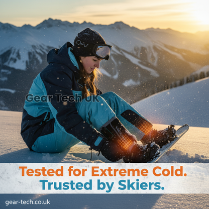 Skanto | Rechargeable Heated Ski Socks & Foot Warmers – Electric Thermal Socks for Skiing, Snowboarding & Winter Sports UK
