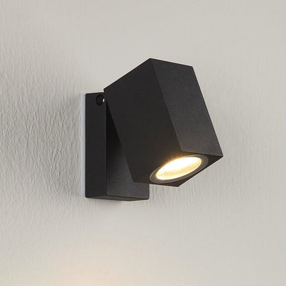 Modern Outdoor Waterproof Square Spotlight Adjustable Angle LED Garden Wall Sconce Lamp | Kalsten