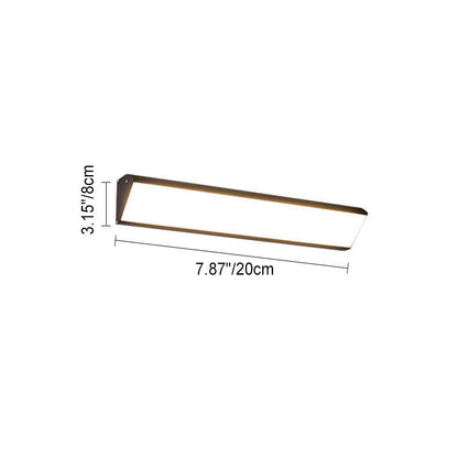 Modern Outdoor Long Bar Aluminum Acrylic Waterproof LED Wall Sconce Lamp | Karnz