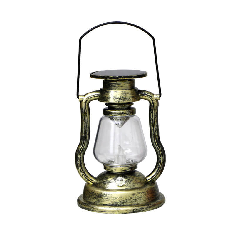 Solar Retro Kerosene Lamp Horse Lantern LED Outdoor Garden Patio Decoration Portable Flame Candlelight | Karnz