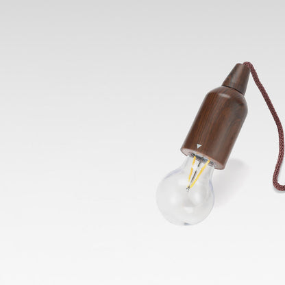 Retro Portable Waterproof Wood Cone Battery USB 1-Light Camping Outdoor Light | Skanto