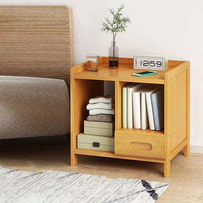 Sandsberg | BambooLux Nightstand | Minimalist Bamboo Design | 1-2 Drawers | Sustainable & Functional for the Bedroom