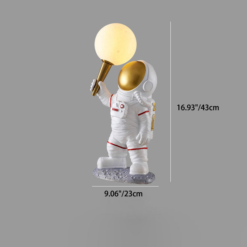 Skanto Skanto | CosmoBuddy Astronaut Wall Lamp | Creative Design | Resin & ABS | LED Bedroom Lamp