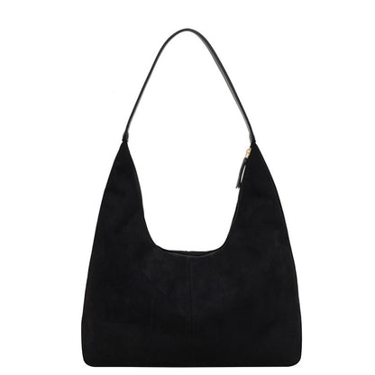 Skanto | Suede Underarm Bag with Large Capacity