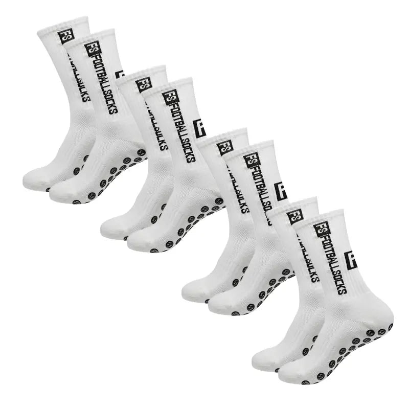 Skanto | 4 Pairs Football Socks Sports Grip Rubber Sole Socks