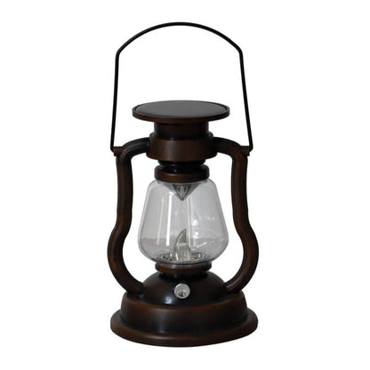 Solar Retro Kerosene Lamp Horse Lantern LED Outdoor Garden Patio Decoration Portable Flame Candlelight | Karnz