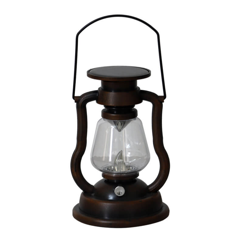 Solar Retro Kerosene Lamp Horse Lamp LED Outdoor Garden Patio Decoration Portable Flame Candlelight | Brehn