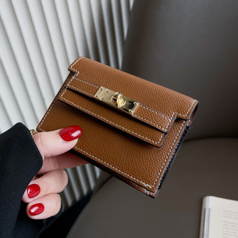 BowLift | Minimalist PU Leather Zipper Card Holder