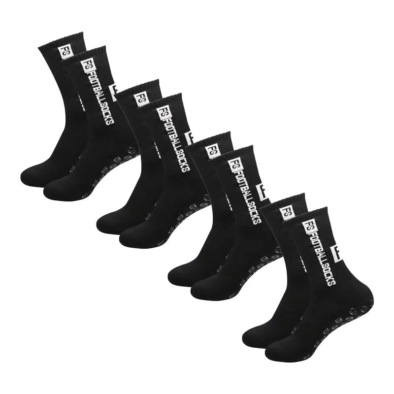 Skanto | 4 Pairs Football Socks Sports Grip Rubber Sole Socks