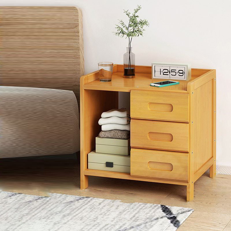 Sandsberg | BambooLux Nightstand | Minimalist Bamboo Design | 1-2 Drawers | Sustainable & Functional for the Bedroom