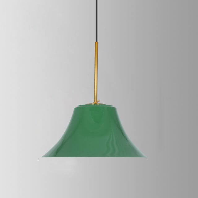 Skanto Skanto | RetroDome Industrial Vintage Pendant Lamp | Green Iron Dome Design | Single Light | Rustic Ceiling Lighting