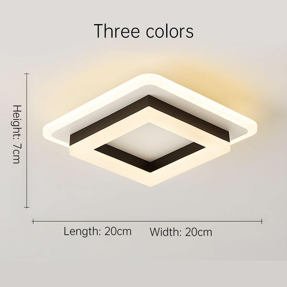 Skanto | Square LED Ceiling Lamp for Modern Interiors