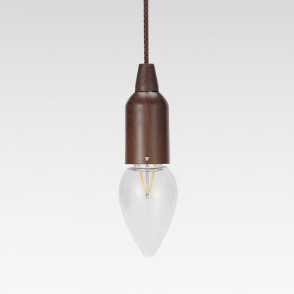 Retro Portable Waterproof Wood Cone Battery USB 1-Light Camping Outdoor Light | Skanto