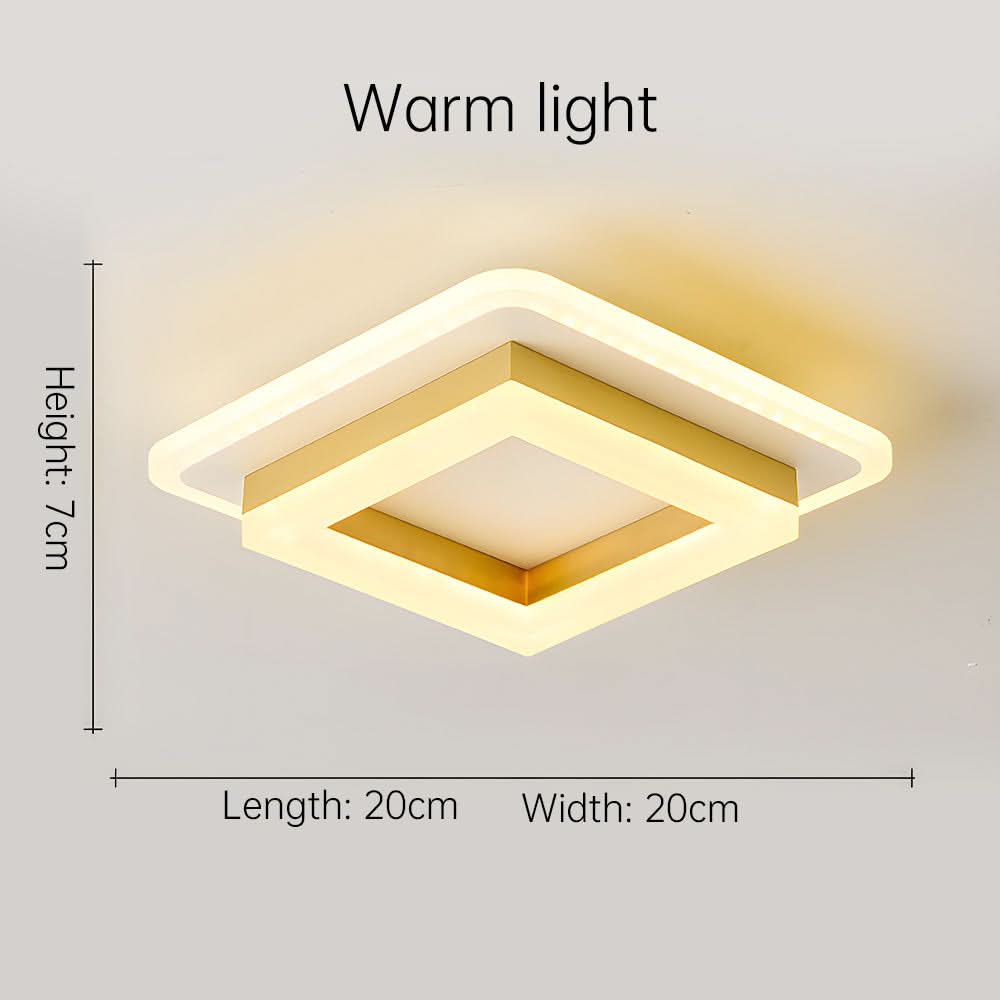 Skanto | Square LED Ceiling Lamp for Modern Interiors