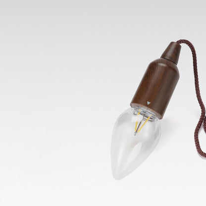 Retro Portable Waterproof Wood Cone Battery USB 1-Light Camping Outdoor Light | Skanto
