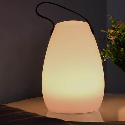 Skanto | Modern Simple Plastic Round Square Hand LED Table Lamp for Outdoor Patio
