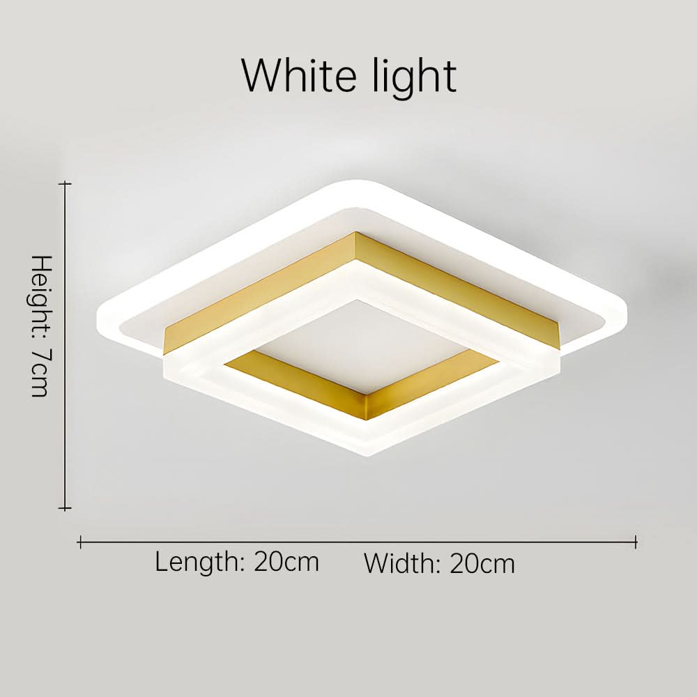 Skanto | Square LED Ceiling Lamp for Modern Interiors