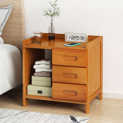 Sandsberg | BambooLux Nightstand | Minimalist Bamboo Design | 1-2 Drawers | Sustainable & Functional for the Bedroom
