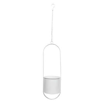 BowLift | DecoBloom Hanging Planter – Elegant Indoor & Outdoor Metal Plant Pot with Chain