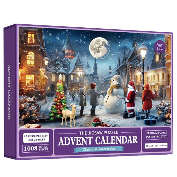 Skanto | 1000 Piece Christmas Puzzle Advent Calendar - Christmas Gift