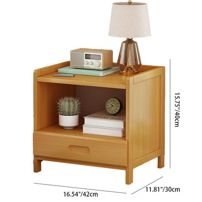Skanto | HanaCrate Japanese Nightstand | Solid Wood | 1 or 3 Drawers | Minimalist Bedroom Design