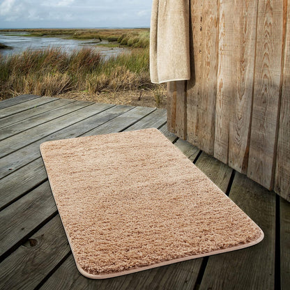 BowLift | PlushHaven Bath Mat – Ultra Soft Microfiber Non-Slip Mat with Quick Water Absorption
