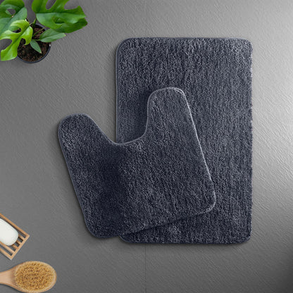 BowLift | PlushHaven Bath Mat – Ultra Soft Microfiber Non-Slip Mat with Quick Water Absorption